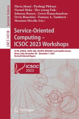 Service-Oriented Computing  ICSOC 2023 Workshops 1