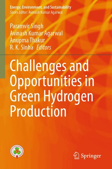 Paramvir Singh, Avinash Kumar Agarwal, Anupma Thakur, R. K. Sinha - Challenges and Opportunities in Green Hydrogen Production, Häftad