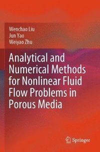 bokomslag Analytical and Numerical Methods for Nonlinear Fluid Flow Problems in Porous Media