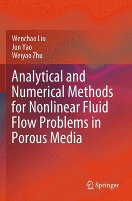 bokomslag Analytical and Numerical Methods for Nonlinear Fluid Flow Problems in Porous Media