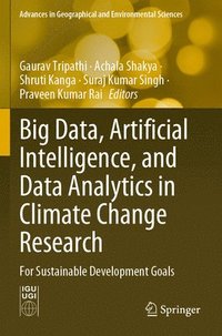 bokomslag Big Data, Artificial Intelligence, and Data Analytics in Climate Change Research: For Sustainable Development Goals