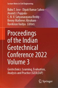 bokomslag Proceedings of the Indian Geotechnical Conference 2022 Volume 3