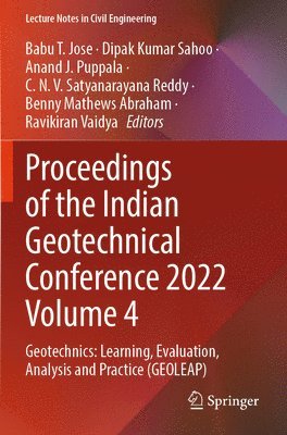 bokomslag Proceedings of the Indian Geotechnical Conference 2022 Volume 4: Geotechnics: Learning, Evaluation, Analysis and Practice (Geoleap)