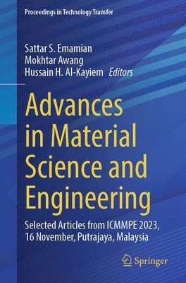 bokomslag Advances in Material Science and Engineering