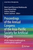bokomslag Proceedings of the Annual Congress of the Asia-Pacific Society for Artificial Organs