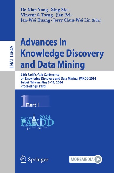 De-Nian Yang, Xing Xie, Vincent S. Tseng, Jian Pei, Jen-Wei Huang, Jerry Chun-Wei Lin - Advances in Knowledge Discovery and Data Mining, Häftad