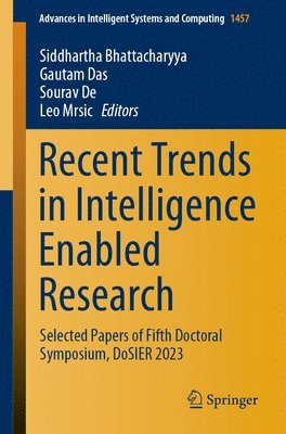 bokomslag Recent Trends in Intelligence Enabled Research