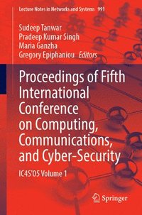 bokomslag Proceedings of Fifth International Conference on Computing, Communications, and Cyber-Security