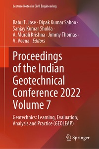 bokomslag Proceedings of the Indian Geotechnical Conference 2022 Volume 7