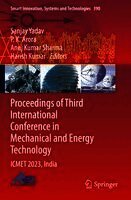 Proceedings of Third International Conference in Mechanical and Energy Technology