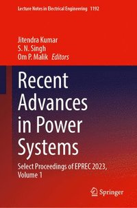 bokomslag Recent Advances in Power Systems
