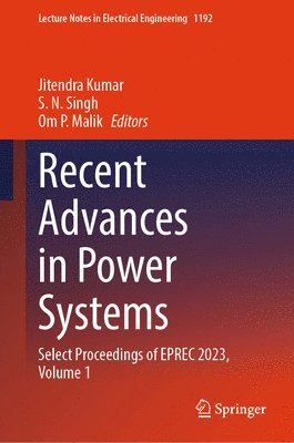 bokomslag Recent Advances in Power Systems