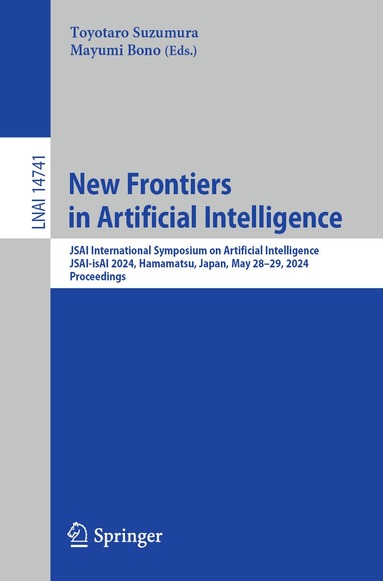 Toyotaro Suzumura, Mayumi Bono - New Frontiers in Artificial Intelligence, Häftad