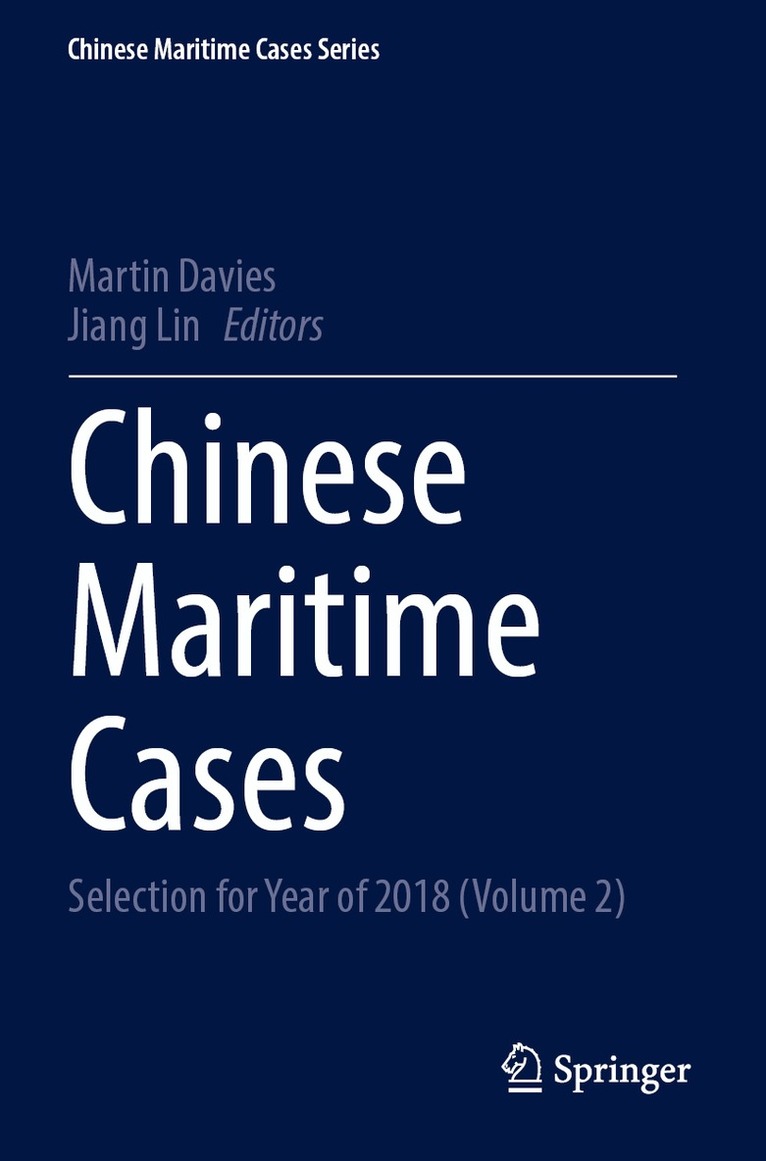 Martin Davies, Jiang Lin - Chinese Maritime Cases, Häftad