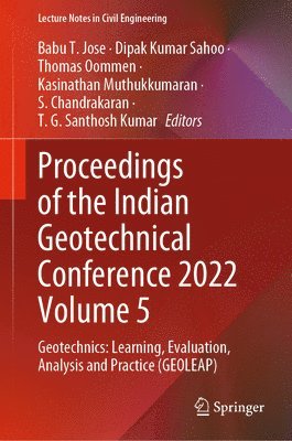 bokomslag Proceedings of the Indian Geotechnical Conference 2022 Volume 5