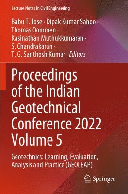 Proceedings of the Indian Geotechnical Conference 2022 Volume 5