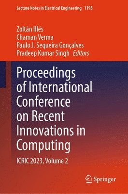 Proceedings of International Conference on Recent Innovations in Computing 1