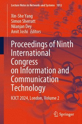 bokomslag Proceedings of Ninth International Congress on Information and Communication Technology