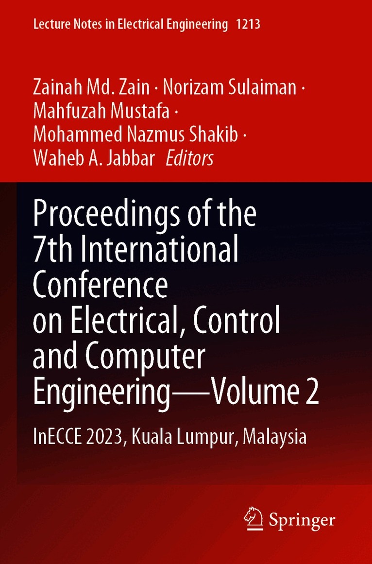 Proceedings of the 7th International Conference on Electrical, Control and Computer Engineering—Volume 2