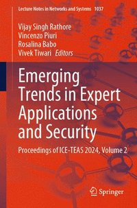 bokomslag Emerging Trends in Expert Applications and Security