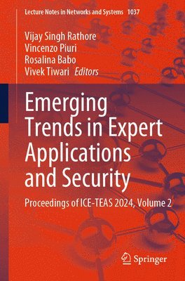 Emerging Trends in Expert Applications and Security 1