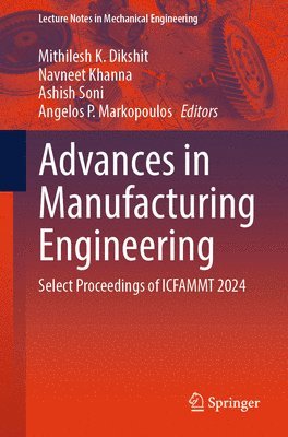 bokomslag Advances in Manufacturing Engineering