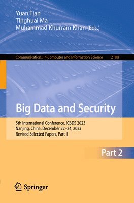 bokomslag Big Data and Security