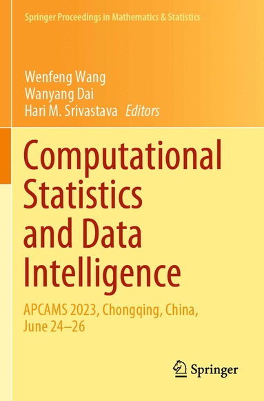 Wenfeng Wang, Wanyang Dai, Hari M. Srivastava - Computational Statistics and Data Intelligence, Häftad