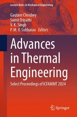 bokomslag Advances in Thermal Engineering