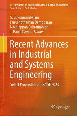 Recent Advances in Industrial and Systems Engineering 1