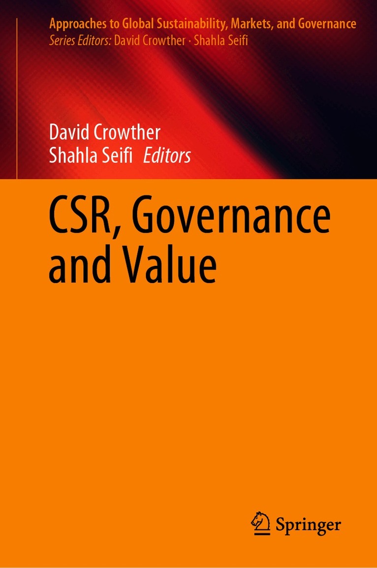 David Crowther, Shahla Seifi - CSR, Governance and Value, Inbunden