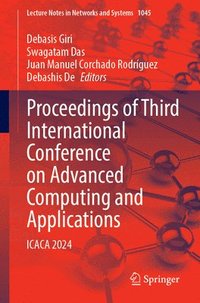 bokomslag Proceedings of Third International Conference on Advanced Computing and Applications