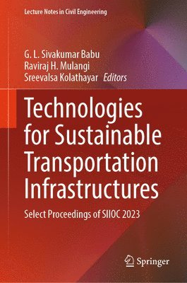 bokomslag Technologies for Sustainable Transportation Infrastructures