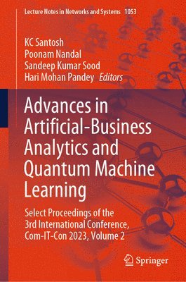 bokomslag Advances in Artificial-Business Analytics and Quantum Machine Learning