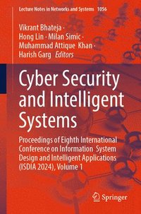 bokomslag Cyber Security and Intelligent Systems