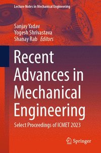 bokomslag Recent Advances in Mechanical Engineering