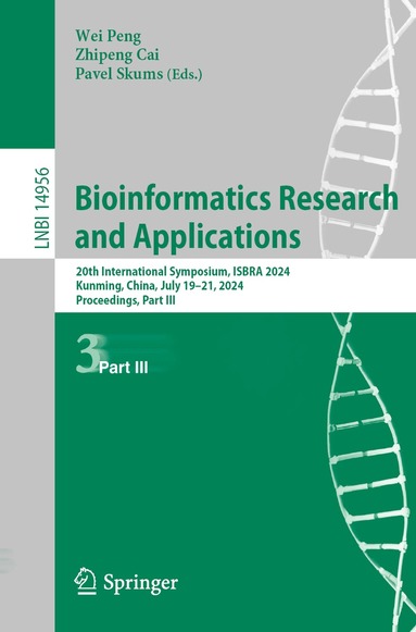 Wei Peng, Zhipeng Cai, Pavel Skums - Bioinformatics Research and Applications, Häftad
