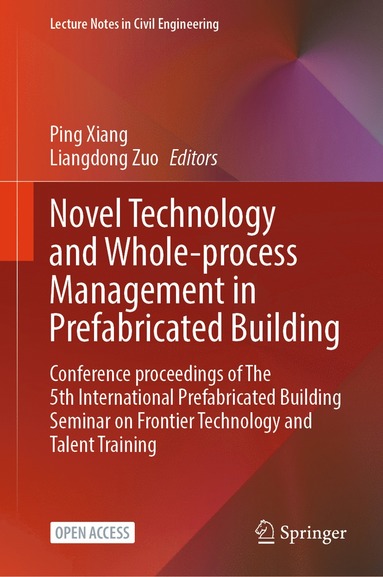 bokomslag Novel Technology and Whole-Process Management in Prefabricated Building