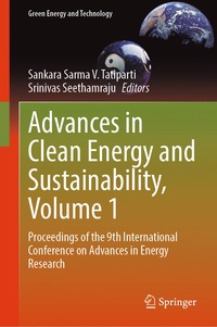 bokomslag Advances in Clean Energy and Sustainability, Volume 1