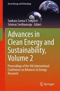 bokomslag Advances in Clean Energy and Sustainability, Volume 2