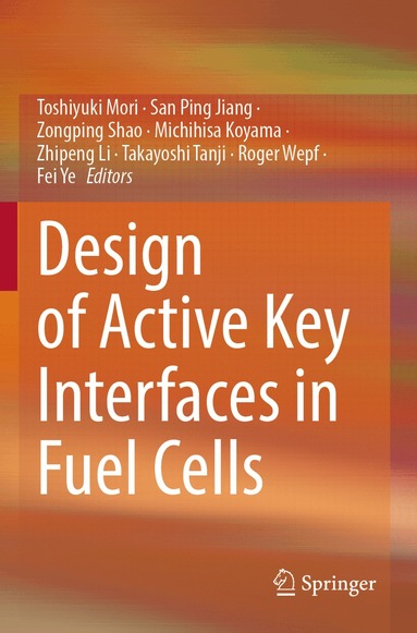 Toshiyuki Mori, San Ping Jiang, Zongping Shao, Michihisa Koyama, Zhipeng Li, Takayoshi Tanji, Roger Wepf, Fei Ye - Design of Active Key Interfaces in Fuel Cells, Häftad