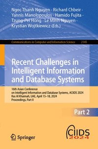 bokomslag Recent Challenges in Intelligent Information and Database Systems