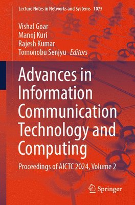 bokomslag Advances in Information Communication Technology and Computing