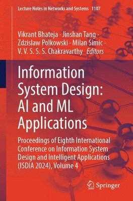 bokomslag Information System Design: AI and ML Applications