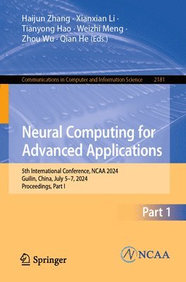 bokomslag Neural Computing for Advanced Applications