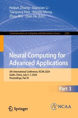 bokomslag Neural Computing for Advanced Applications