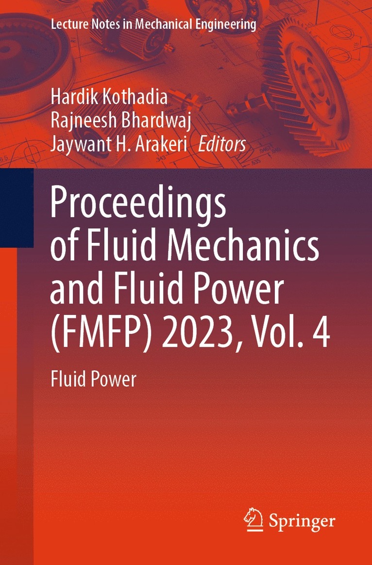 Proceedings of Fluid Mechanics and Fluid Power (FMFP) 2023, Vol. 4