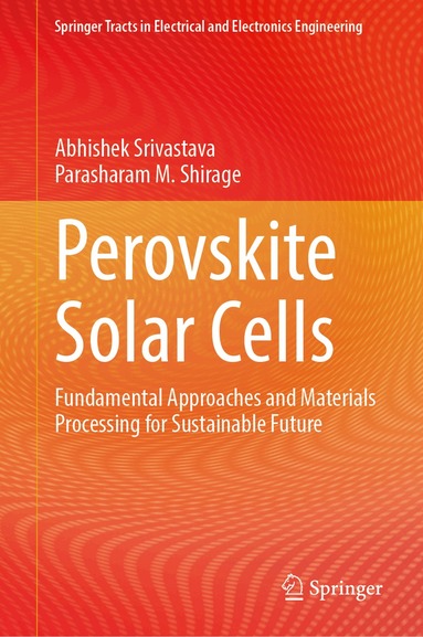 Abhishek Srivastava, Parasharam M. Shirage - Perovskite Solar Cells, Inbunden