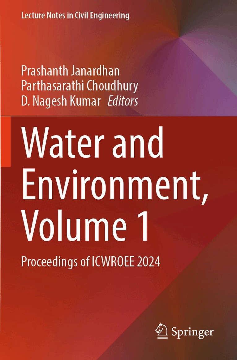 Water and Environment, Volume 1