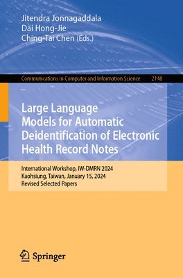 bokomslag Large Language Models for Automatic Deidentification of Electronic Health Record Notes